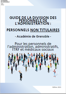 Guide PERSONNELS NON TITULAIRES - Administratifs, ITRF et médicaux sociaux