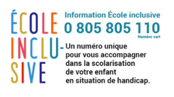 Téléphone unique ECOLE INCLUSIVE 0805805110