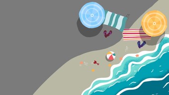 Illustration baignades