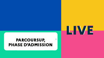 Live phase d'admission Parcoursup
