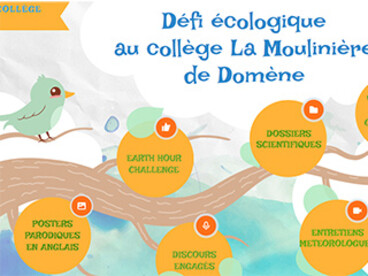 défi écologique au collège de la Moulinière de Domène
